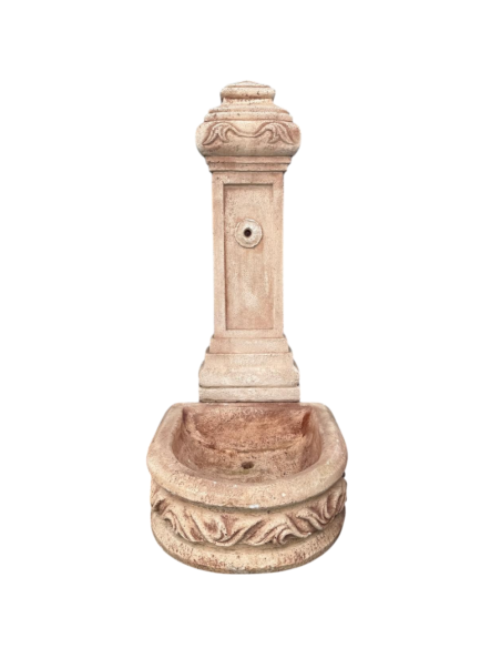 Fontana Calcestruzzo Cemento Senza Rubinetto 51x62xH.120cm Modello Spagnola  