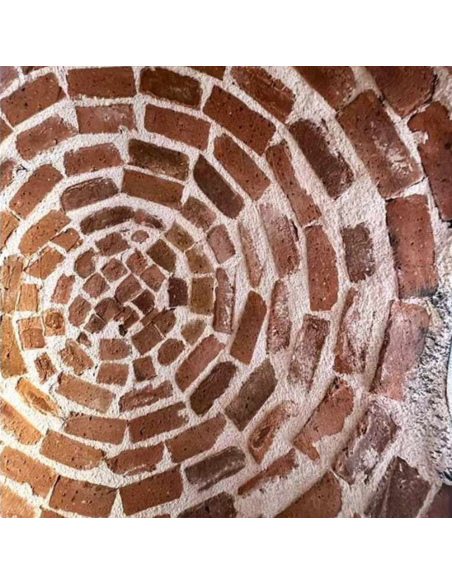 Forno Legna Artigianale Linea Rustico Rivestimento Mosaico Alta Resistenza