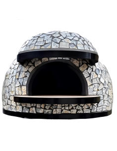 Forno Legna Artigianale Linea Vietri Rivestimento Mosaico Resistente 