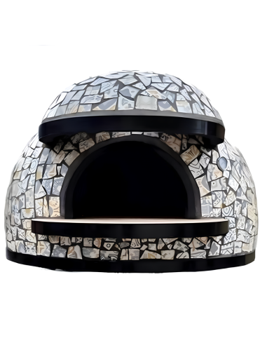 Forno Legna Artigianale Linea Vietri Rivestimento Mosaico Resistente 