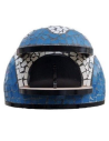 Forno A Legna Artigianale Rivestimento Mosaico Bianco Azzurro Pizza Linea Wave