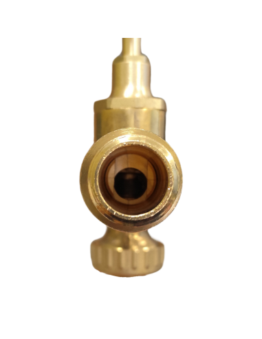Rubinetto Portagomma Ottone Lucido 3/4 Pollice Erogazione Giardino Esterno