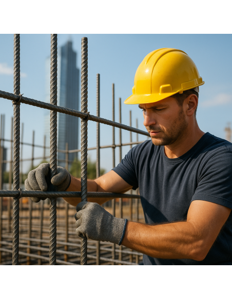 Tondino Ferro Zigrinato 2 m Barra Armatura Cemento Armato Edilizia Pezzi 10