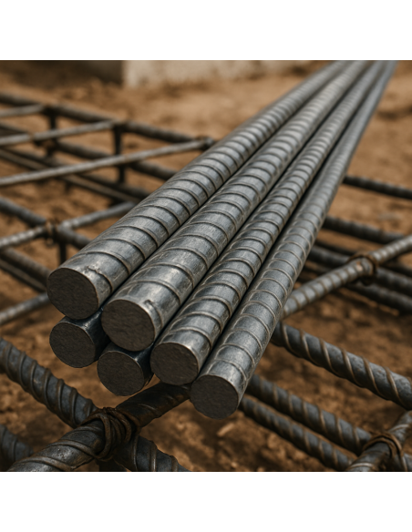 Tondino Ferro Zigrinato 2 m Barra Armatura Cemento Armato Edilizia Pezzi 10