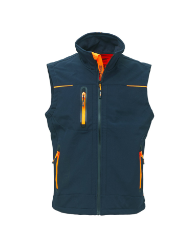 Gilet Softshell Impermeabile Traspirante Universe Colore Deep Blue 