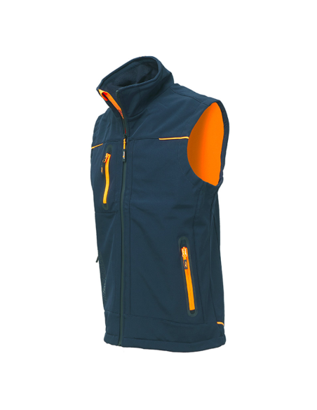 Gilet Softshell Impermeabile Traspirante Universe Colore Deep Blue 