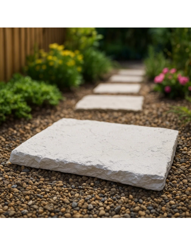 Camminamento Cemento Effetto Pietra 45x60cm Sp.4cm Ambienti Esterni Cortili