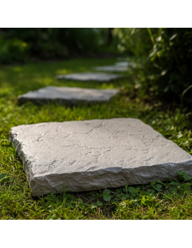 Camminamento Cemento Effetto Pietra 90x60cm Sp.4cm Ambienti Esterni Cortili