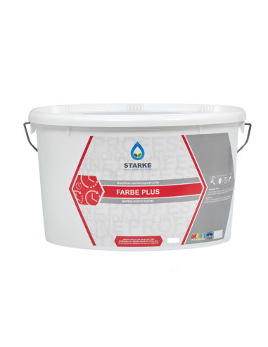 Farbe Plus Pittura Murale Acrilica Superlavabile Eccellente Copertura Opacità