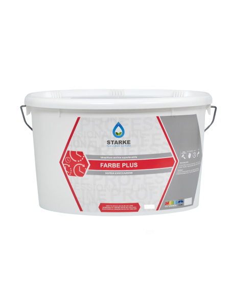 Farbe Plus Pittura Murale Acrilica Superlavabile Eccellente Copertura Opacità