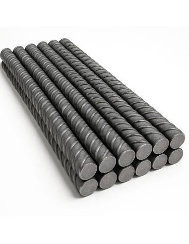 Tondino Ferro Zigrinato 2 m Barra Armatura Cemento Armato Edilizia Pezzi 10