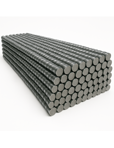 Tondino Ferro Zigrinato 2 m Barra Armatura Cemento Edilizia Pezzi 80