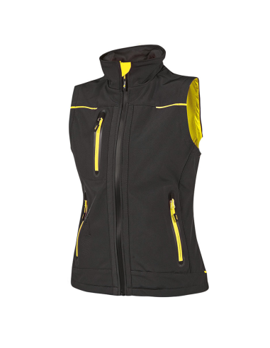 Gilet Softshell Donna Impermeabile Traspirante Universe Colore Black Carbon 
