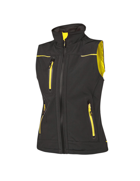 Gilet Softshell Donna Impermeabile Traspirante Universe Colore Black Carbon 