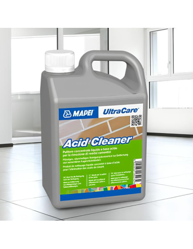 Ultracare Acid Cleaner Pulitore Liquido Multiuso Base Acida Gres Piastrelle 1LT