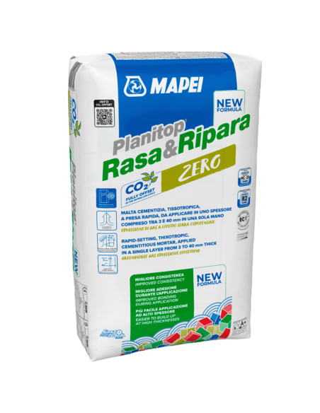 Malta Cementizia Tissotropica Fibrorinforzata Planitop Rasa Ripara Zero R2 25 KG 