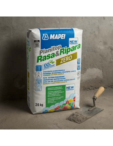 Malta Cementizia Tissotropica Fibrorinforzata Planitop Rasa Ripara Zero R2 25 KG 