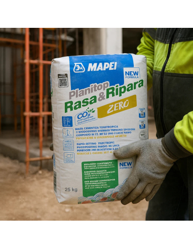 Malta Cementizia Tissotropica Fibrorinforzata Planitop Rasa Ripara Zero R2 25 KG 