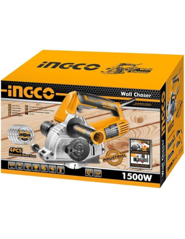 Scanalatore Per Muri 1500 W Diametro 125 MM M14 Tracce Pareti Tubazioni 