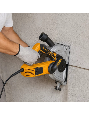 Scanalatore Per Muri 1500 W Diametro 125 MM M14 Tracce Pareti Tubazioni 