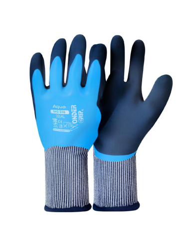 Guanti Lavoro Aqua Impermeabili Idrorepellenti Ambienti Umidi Bagnati 