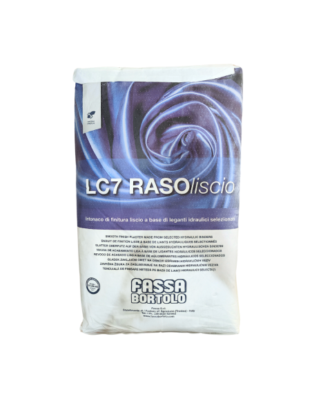 LC7 RASOLISCIO Intonaco Finitura Liscio Base Leganti Idraulici Selezionati 20 Kg