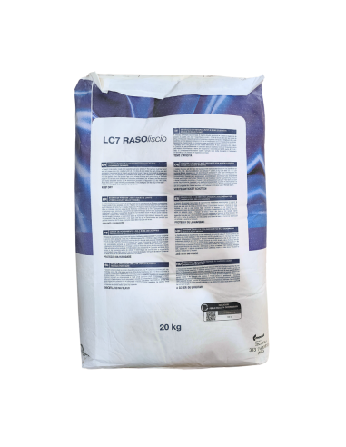 LC7 RASOLISCIO Intonaco Finitura Liscio Base Leganti Idraulici Selezionati 20 Kg