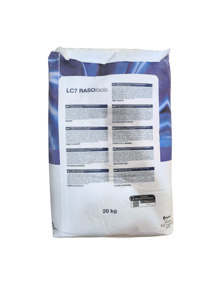 LC7 RASOLISCIO Intonaco Finitura Liscio Base Leganti Idraulici Selezionati 20 Kg