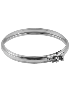 Fascetta Bloccaggio Monoparete Acciaio Inox Canna Fumaria Collare Tubature