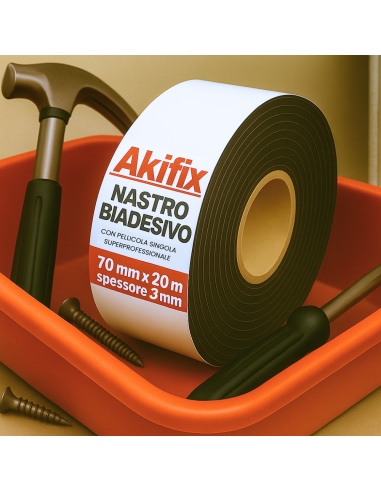 Nastro Biadesivo Cartongesso Pellicola Singola Superprofessionale Spessore 3 mm