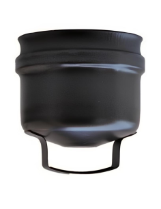 Tappo Condensa Cieco Acciaio Inox Diametro 80mm  Spessore 1,2mm Canna Fumaria 