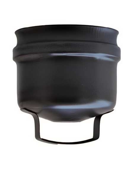 Tappo Condensa Cieco Acciaio Inox Diametro 80mm  Spessore 1,2mm Canna Fumaria 