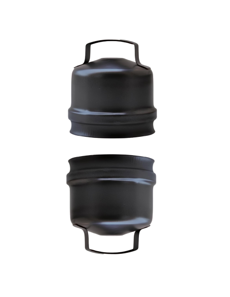 Tappo Condensa Cieco Acciaio Inox Diametro 80mm  Spessore 1,2mm Canna Fumaria 