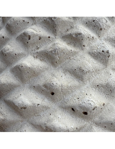 Pigna Salentina Cemento Bianco 19 x 19 x H.46 cm Arredo Giardino Esterni