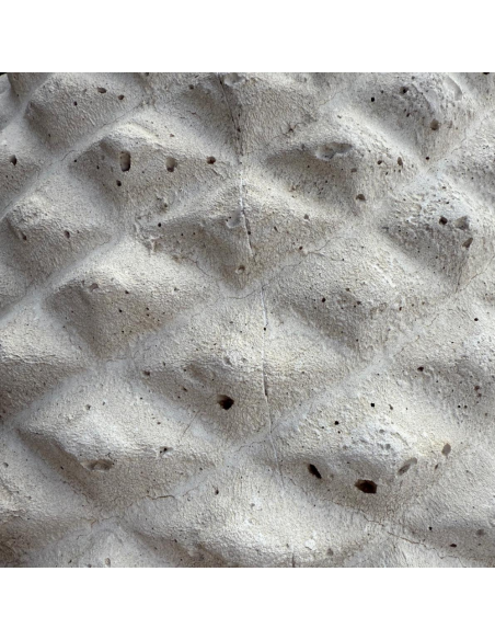 Pigna Salentina Cemento Bianco 19 x 19 x H.46 cm Arredo Giardino Esterni