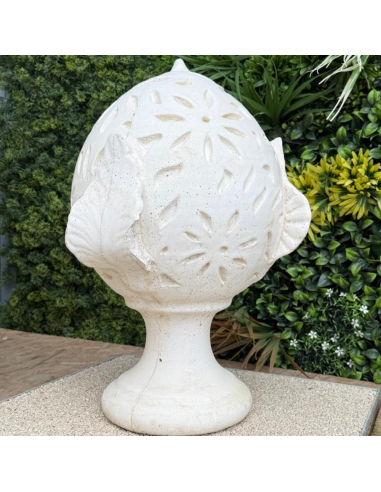 Pigna Fiorissima Cemento Bianco 20 x 35 x H.50 cm Arredo Giardino Esterni