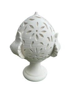 Pigna Fiorissima Cemento Bianco 20 x 35 x H.50 cm Arredo Giardino Esterni 2