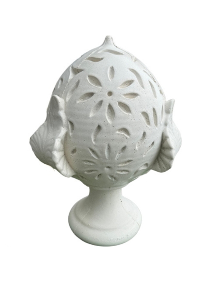 Pigna Fiorissima Cemento Bianco 20 x 35 x H.50 cm Arredo Giardino Esterni