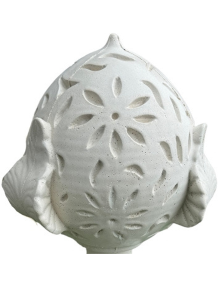 Pigna Fiorissima Cemento Bianco 20 x 35 x H.50 cm Arredo Giardino Esterni