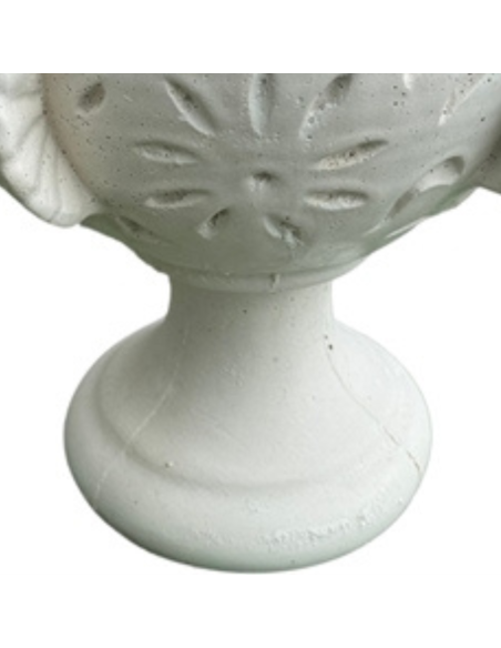 Pigna Fiorissima Cemento Bianco 20 x 35 x H.50 cm Arredo Giardino Esterni