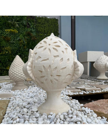 Pigna Fiorissima Cemento Bianco 20 x 35 x H.50 cm Arredo Giardino Esterni