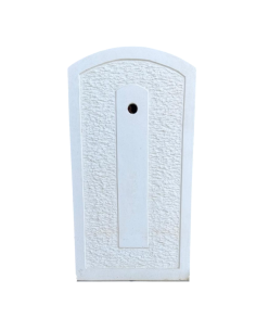 Fontana Giardino Calcestruzzo Senza Rubinetto 40x40xH.90 cm Serie Grecale  2