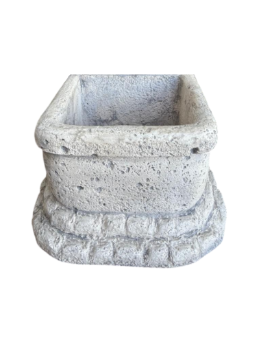 Fontana Giardino Calcestruzzo Cemento Senza Rubinetto 44x37xH.94cm Mod. Ruota