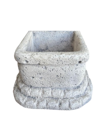 Fontana Giardino Calcestruzzo Cemento Senza Rubinetto 44x37xH.94cm Mod. Ruota