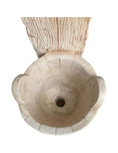 Fontana Giardino Calcestruzzo Cemento Senza Rubinetto 29x36xH.89cm Modello Corda