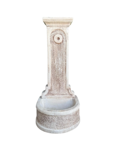 Fontana Calcestruzzo Cemento Senza Rubinetto 47x43xH.113cm Modello Rossella