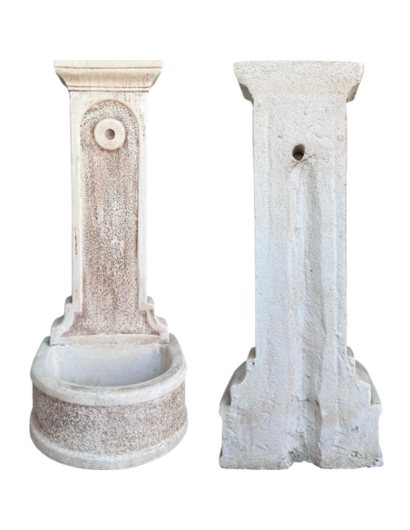Fontana Calcestruzzo Cemento Senza Rubinetto 47x43xH.113cm Modello Rossella