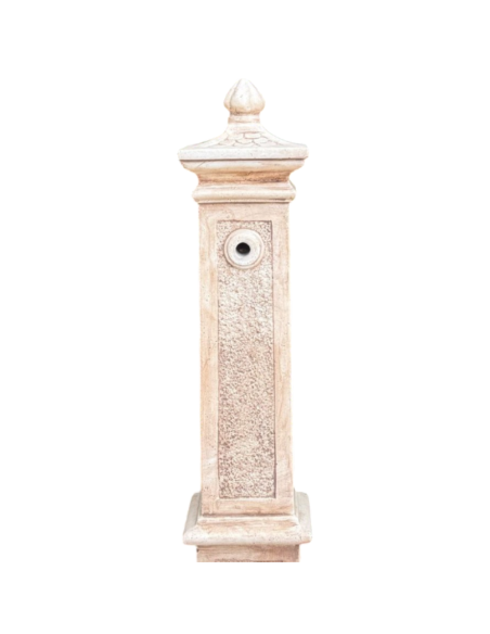 Fontana Calcestruzzo Cemento Senza Rubinetto 28x36xH.80cm Modello Emone Esterno
