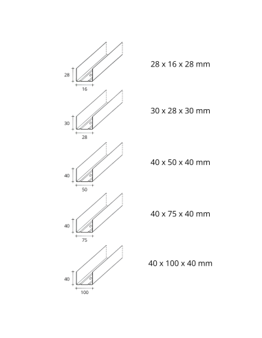 Guida U Standard 2 m Acciaio Zincato Sp 0,6 mm Fissaggio Cartongesso 16 Pezzi