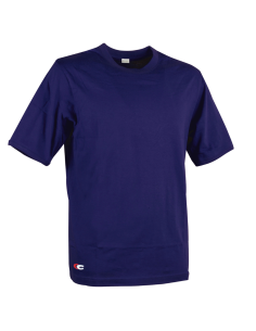 T-shirt Zanzibar Manica Corta Colore Blu Navy 100% Cotone Traspirante Leggera